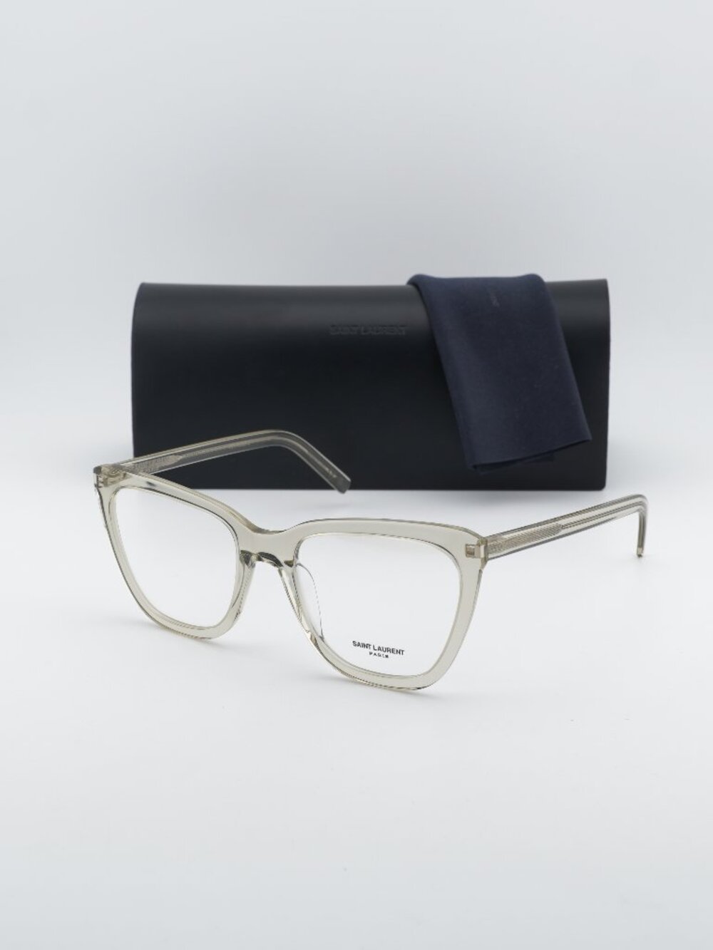 Saint Laurent SL548 SLIM OPT 005 Cat Eye Eyeglasses 55mm - Green